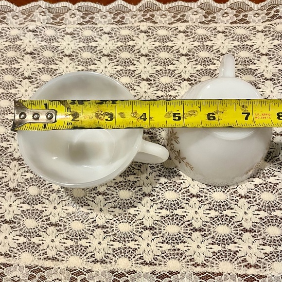1960’s Federal Glass Milk Glass Cups - Picture 9 of 9